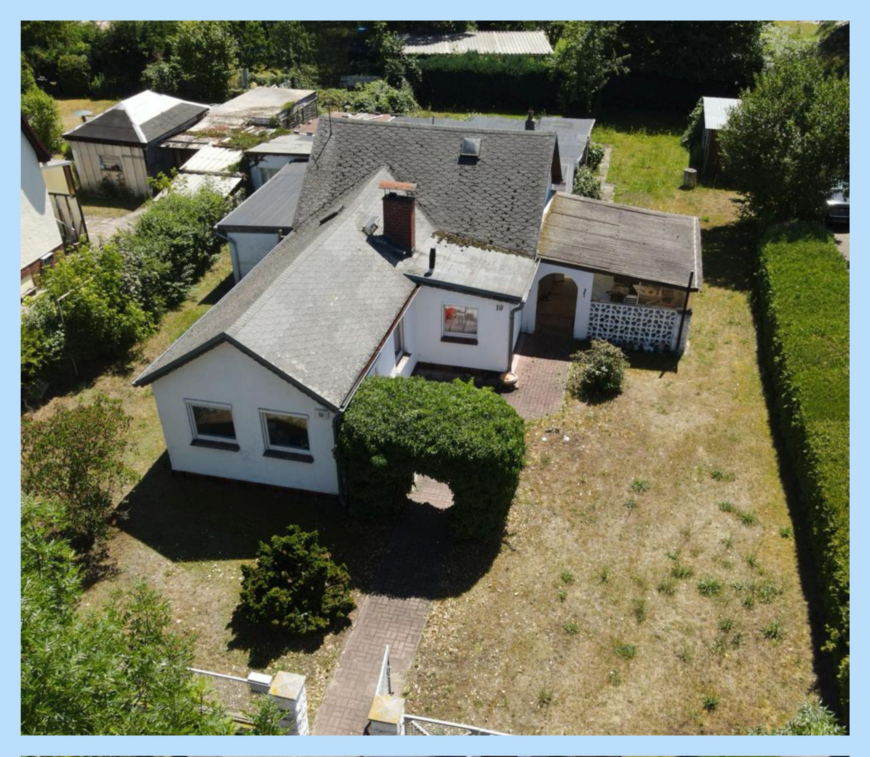 Bungalow am Landschaftsschutzgebiet